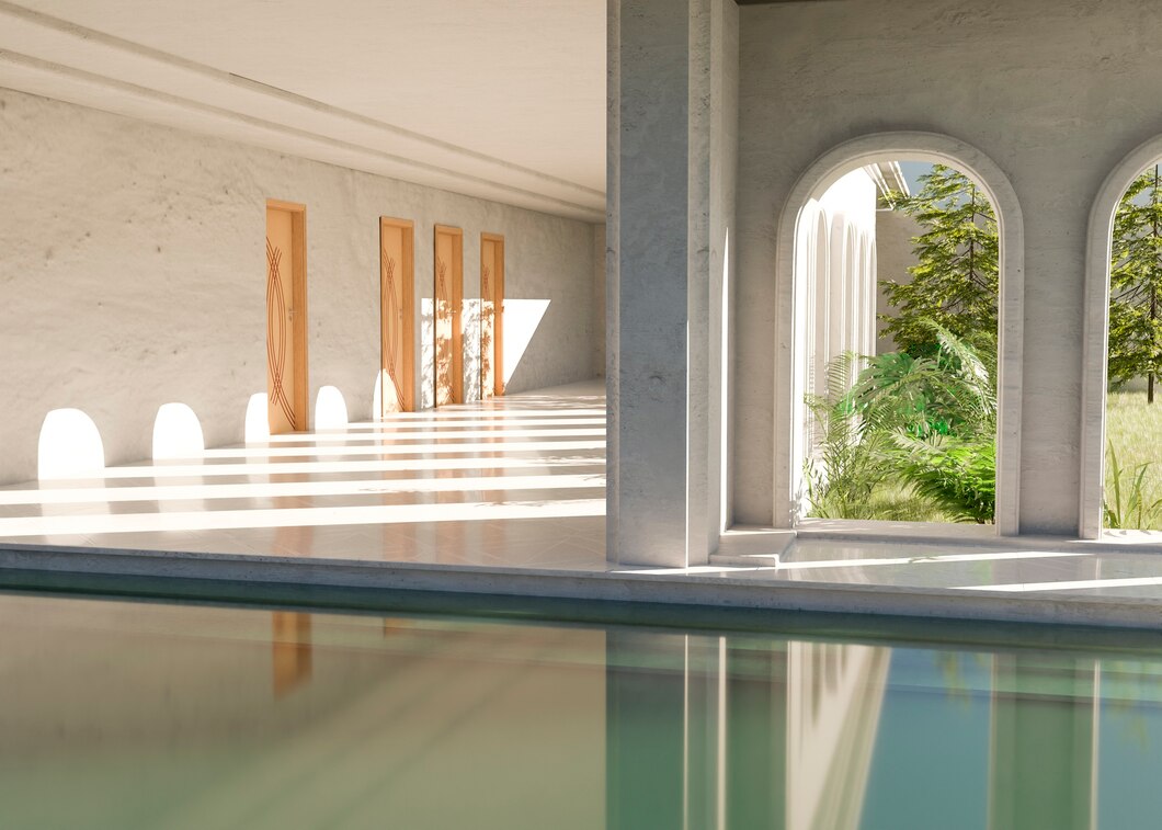 Tworzenie unikalnych przestrzeni hotelowych – jak projektujemy hotele z basenem i spa